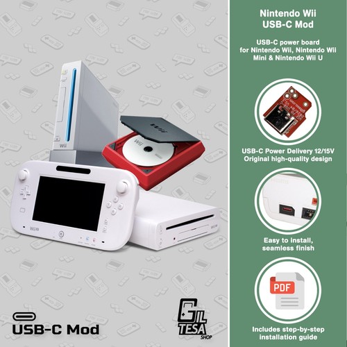 Usb mod for - usb-c, wii