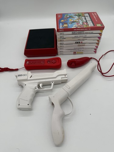 Nintendo wii mini console red - nintendo,