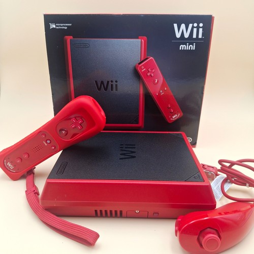Nintendo wii mini rossa - nintendo,