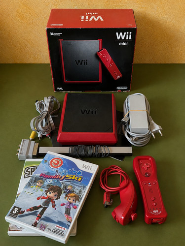 Nintendo wii mini rossa - wii,