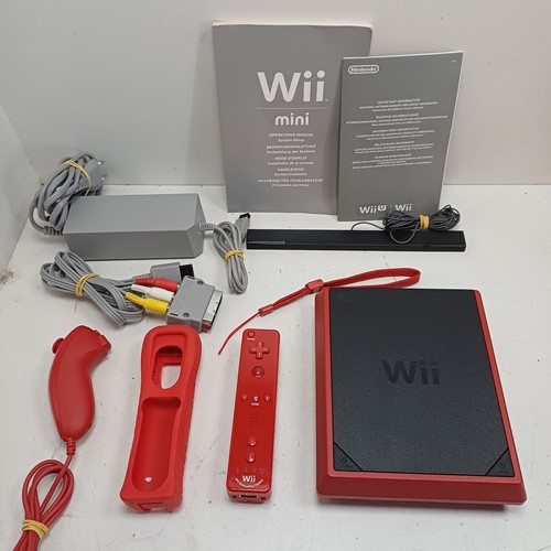 Nintendo wii mini - mini, red